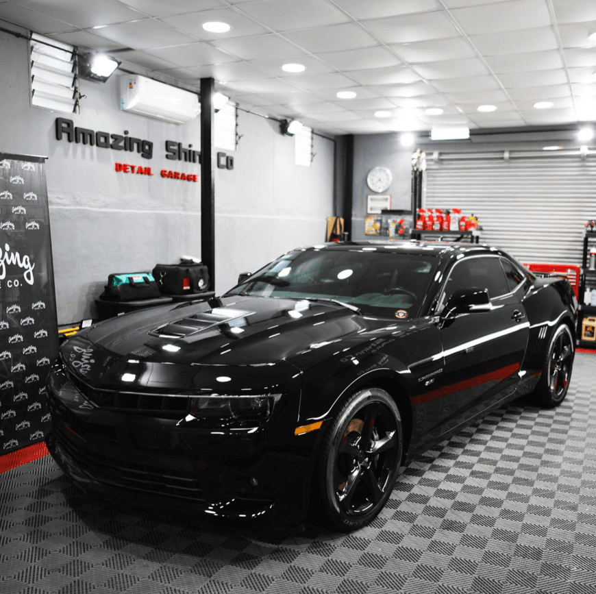 Mustang en el taller de Olivos